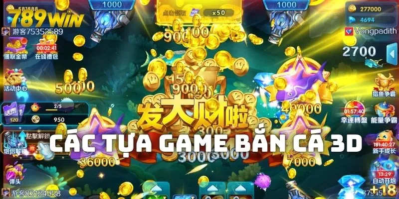 Giới thiệu một số tựa game săn thưởng dưới lòng đại dương 789WIN