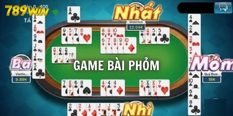 Game đánh phỏm gay cấn trong mọi ván chơi